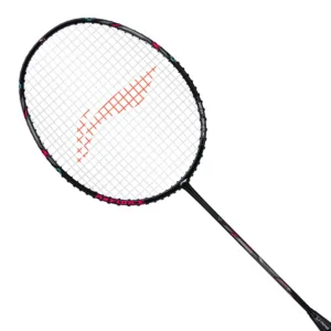 Li-Ning Axforce Canon badminton racket in Black and Gold finish, featuring the Dynamic Optimum Frame and flexible 7.0mm shaft.