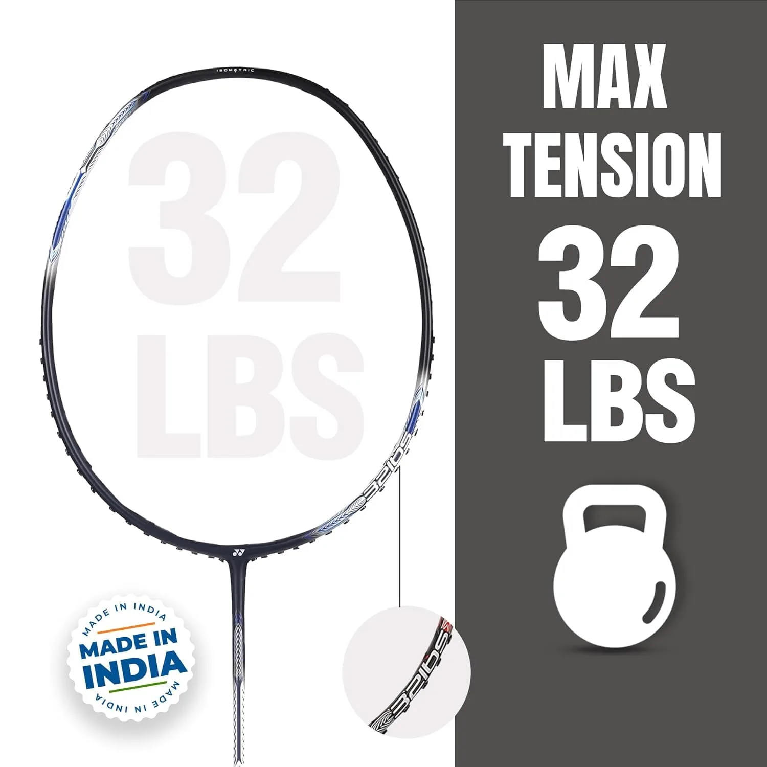 Yonex Astrox Attack 9 Badminton Racket | 4U | Head Heavy | High Tension 32lbs 6 Yonex Astrox Attack 9 Badminton Racket | 4U | Head Heavy | High Tension 32lbs - Image 6