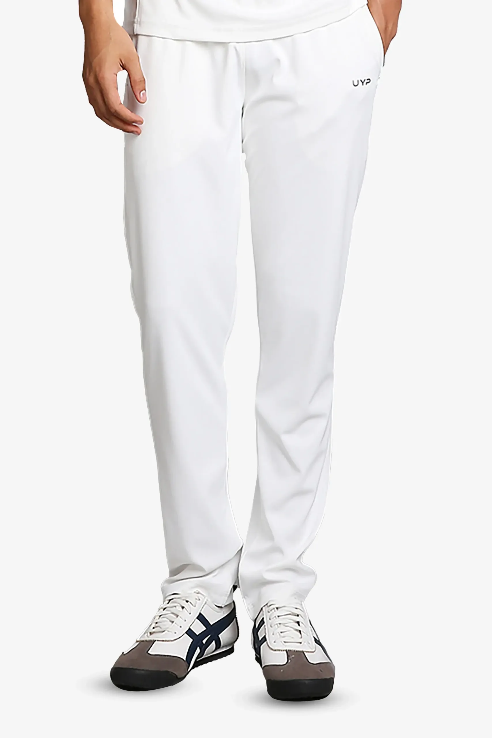 UYP CRICKET White Trackpants 1 UYP CRICKET White Trackpants
