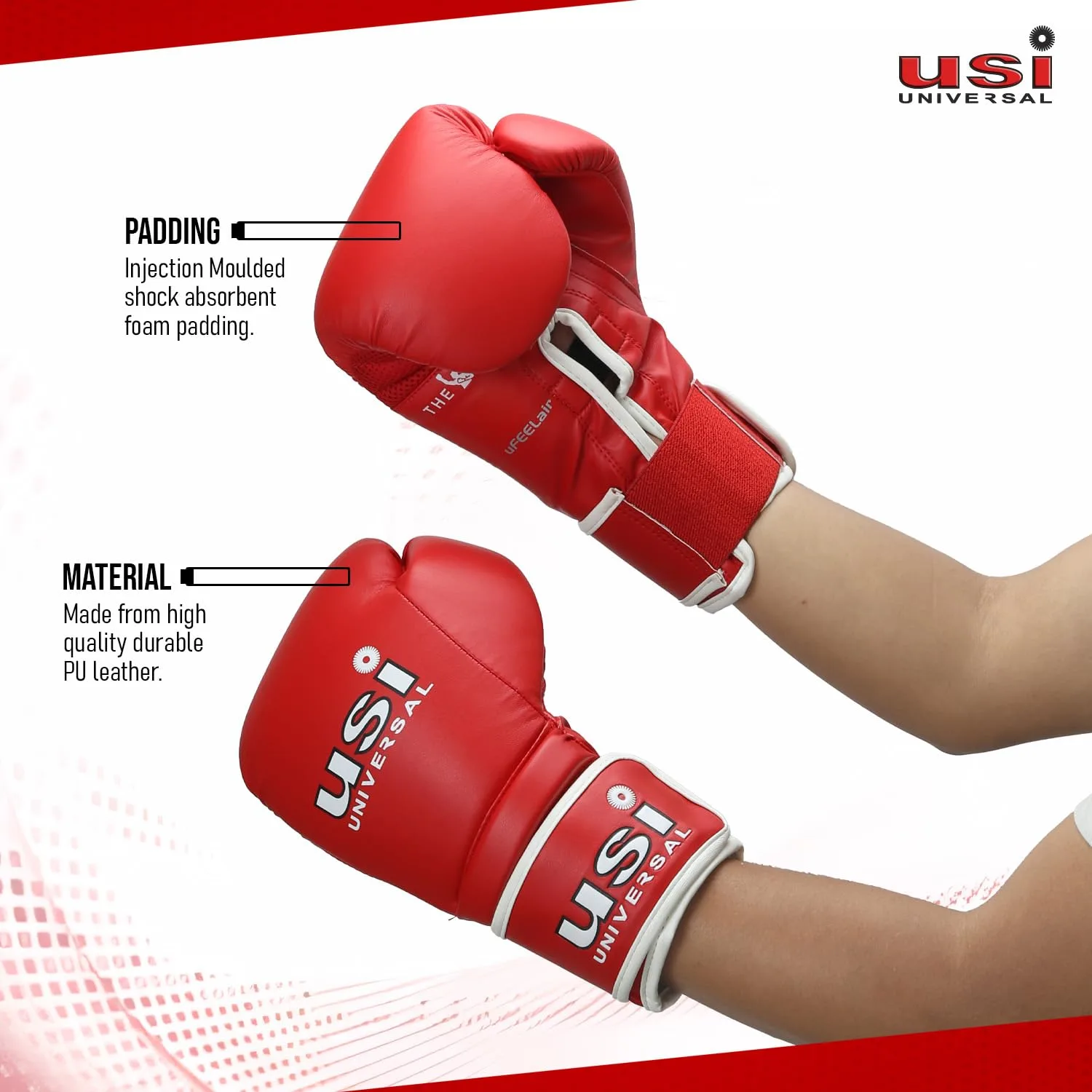 USI 612 Reliance Boxing Gloves, Punching Bag Gloves for Boxing, Kickboxing, Muay Thai, MMA 7 USI 612 Reliance Boxing Gloves, Punching Bag Gloves for Boxing, Kickboxing, Muay Thai, MMA - Image 7