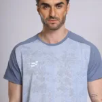 SPORRTIFF FIT-GEAR OCTAGON T-SHIRT - INDIGO