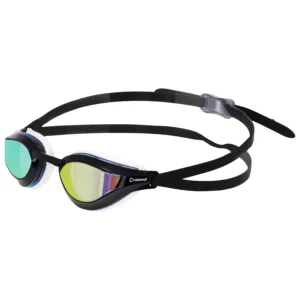 Airavat Pacer 4.0 professional swimming goggles with blue mirror lenses and adjustable wide strap