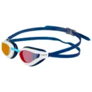 Airavat Pacer 4.0 professional swimming goggles with blue mirror lenses and adjustable wide strap