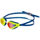 Airavat Pacer 4.0 professional swimming goggles with blue mirror lenses and adjustable wide strap