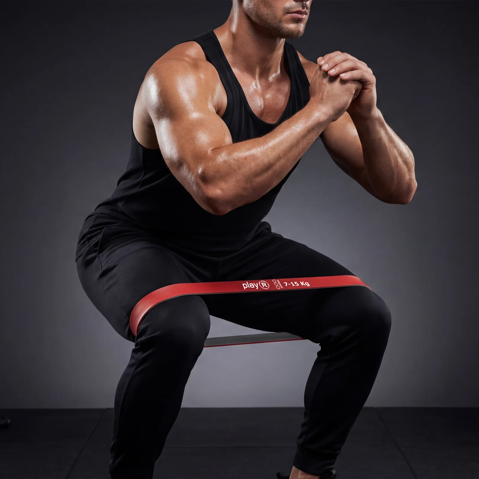 Play-R Resistance Band Dual Red Grey color 7-15 Kg - Pack of 1 4 Play-R Resistance Band Dual Red Grey color 7-15 Kg - Pack of 1 - Image 4