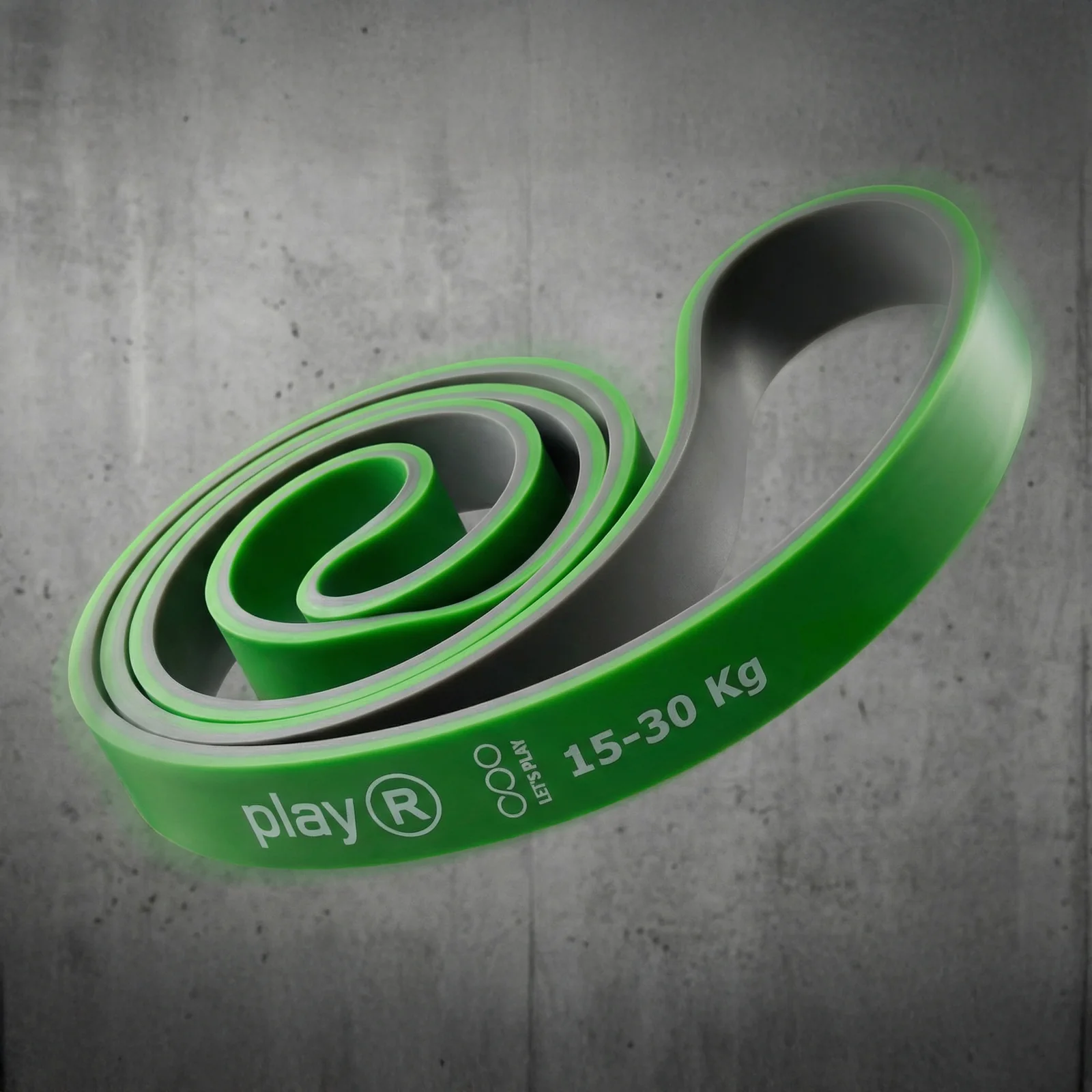 Resistance Band Dual Green Grey color 15-30 Kg - Pack of 1 6 Resistance Band Dual Green Grey color 15-30 Kg - Pack of 1 - Image 6