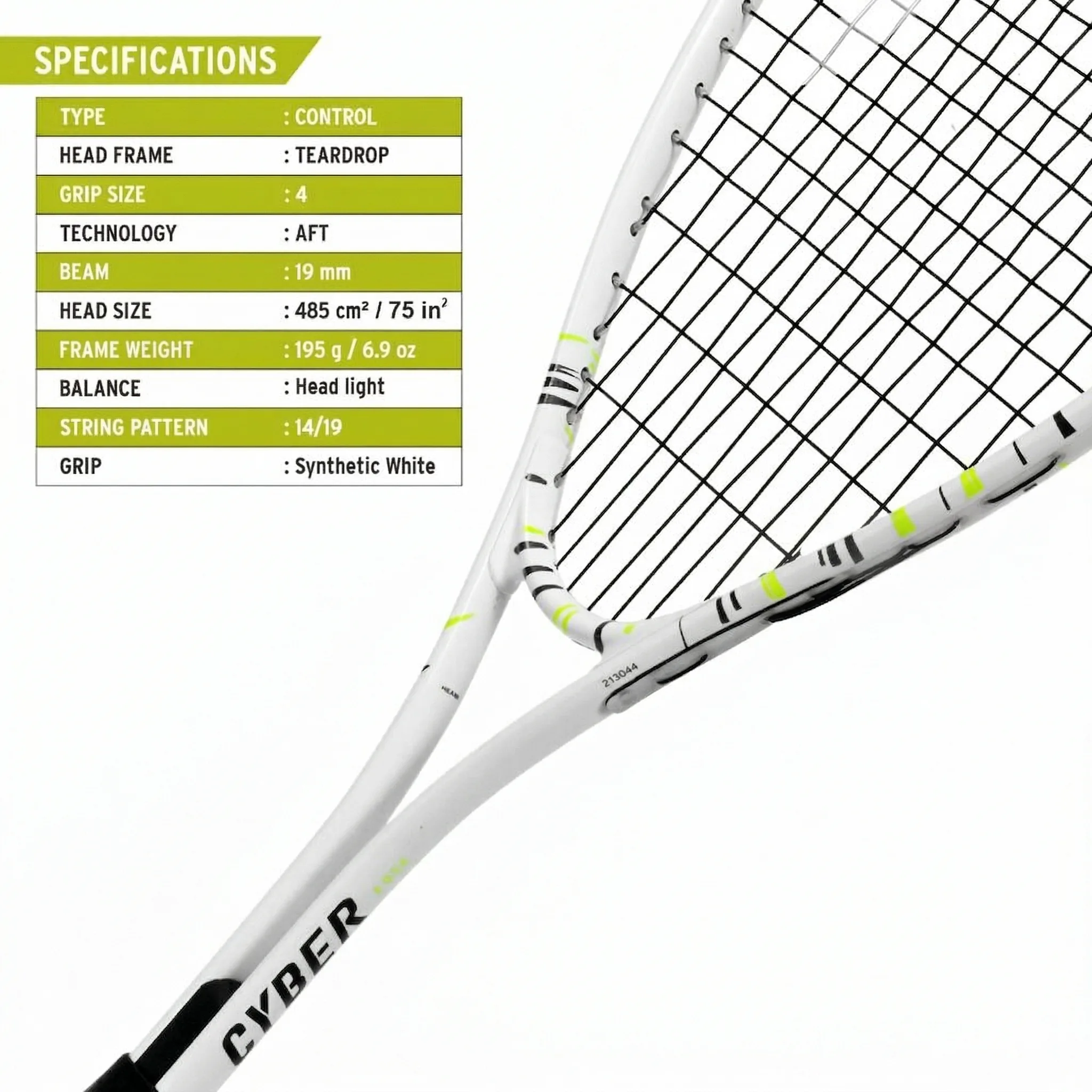 HEAD Cyber Edge 2024 Squash Racquet | Power & Durability | Anytime Sports 3 HEAD Cyber Edge 2024 Squash Racquet | Power & Durability | Anytime Sports - Image 3