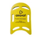 Airavat high-density EVA foam swimming kickboard in Blue with ergonomic hand grip cut-outs.