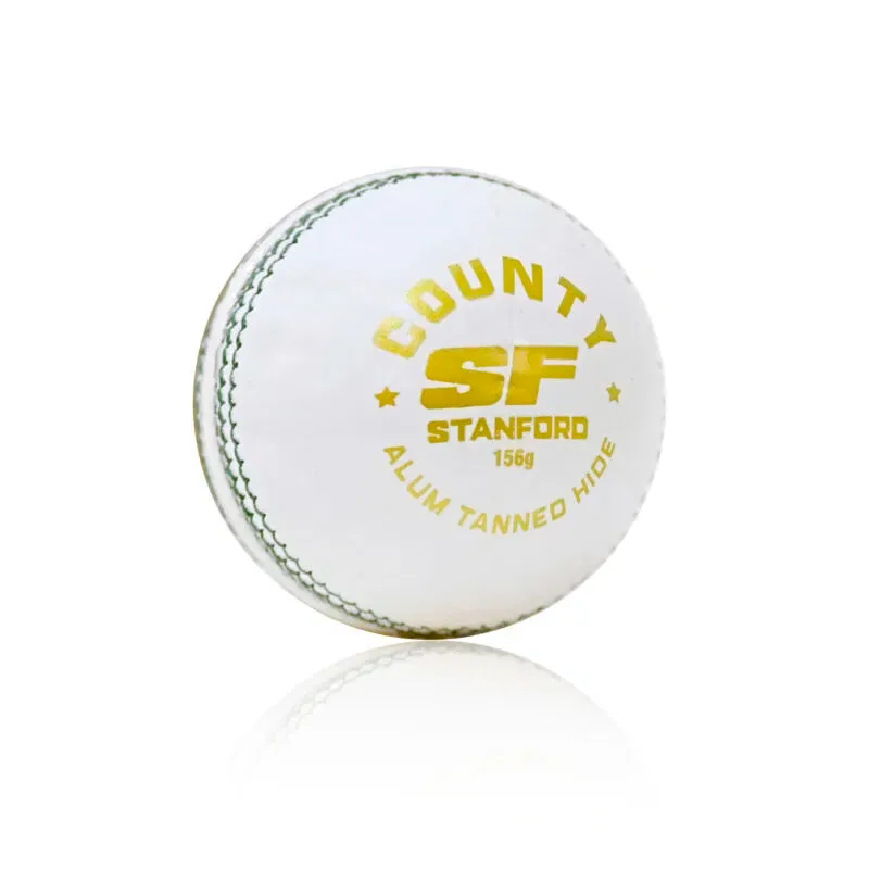 SF County Cricket Season Ball | 4 Piece Alum Tanned 2 SF County Cricket Season Ball | 4 Piece Alum Tanned - Image 2