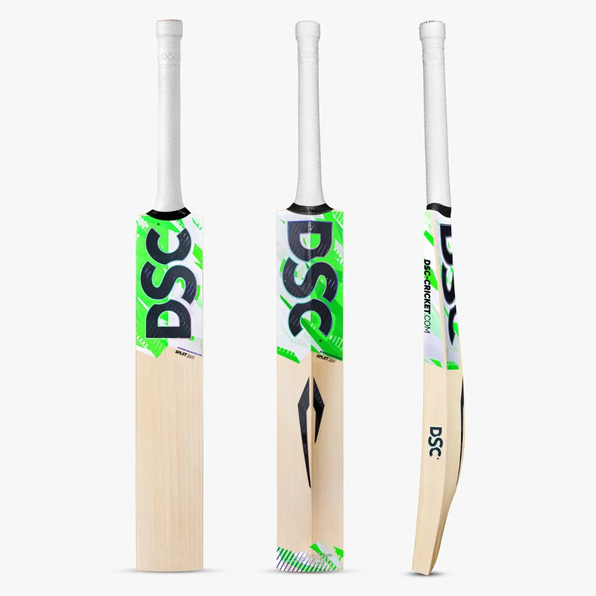 DSC Split 350 English Willow Bat 1 The DSC Split 350 English Willow Cricket Bat is a high-performance bat designed for the aggressive nature of modern T20 cricket. It is handcrafted from Grade 2 natural English willow, offering a balance of power and precision for batsmen who prioritize dominant stroke play.