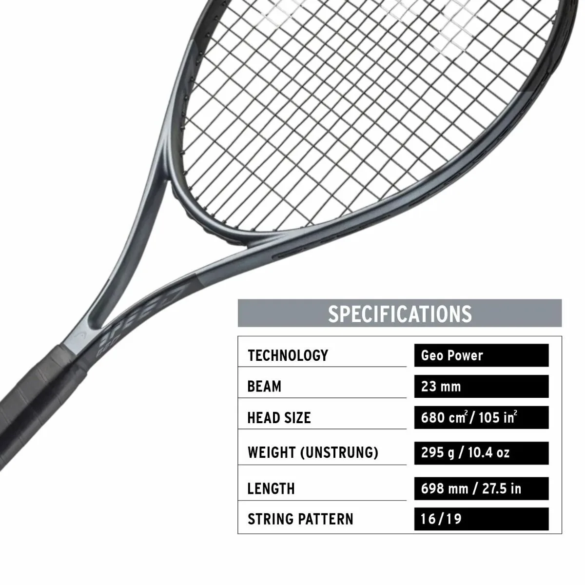 HEAD Cyber Elite 2024 Squash Racquet | Balanced Power | Anytime Sports 3 HEAD Cyber Elite 2024 Squash Racquet | Balanced Power | Anytime Sports - Image 3
