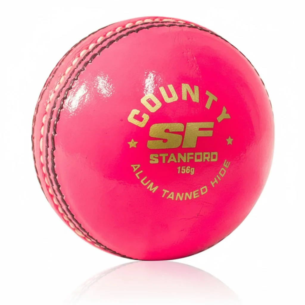 SF County Cricket Season Ball | 4 Piece Alum Tanned 3 SF County Cricket Season Ball | 4 Piece Alum Tanned - Image 3