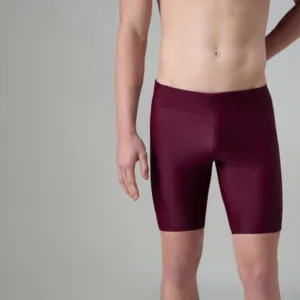 Chlorine-Resistant Endurance Fabric: Engineered with high-durability material designed to resist sagging and fading, maintaining a consistent compression fit even after frequent pool sessions.