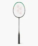 Yonex Astrox 99 Pro 3rd Gen in Black/Green with marble-textured finish and orange power streaks.