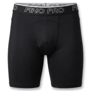 Finno Premium Sports Brief in white, showing the reinforced waistband and integrated protective pouch.