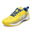 Yonex Dominant 6i , Badminton Shoes in Digital Aqua, showing the contoured Tru Shape toe box and the Hexagrip non-marking sole.