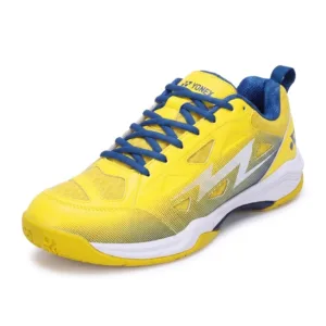 Yonex Dominant 6i , Badminton Shoes in Digital Aqua, showing the contoured Tru Shape toe box and the Hexagrip non-marking sole.