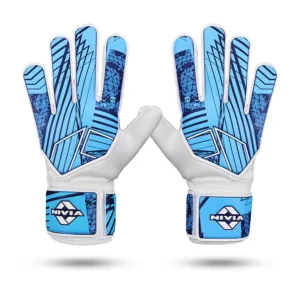 Nivia Encounter Goal Keeper Gloves Nivia Football Goalkeeper Gloves Nivia Latex Grip Goalkeeping Gloves Nivia Soccer Goal Keeper Gloves Nivia Football Gloves with Wrist Support
