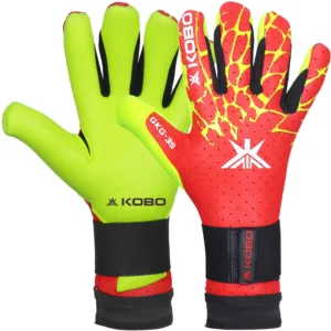KOBO GKG-35 Football Goal Keeper Gloves KOBO Goalkeeper Gloves for Football Premium KOBO Latex Grip Goalkeeping Gloves KOBO Football Gloves with Wrist Support KOBO Soccer Goal Keeper Gloves