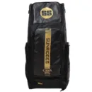 SS Gama cricket kit bag showcasing the tractor wheels, reinforced bat sleeve, and spacious organized compartments.