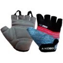 KOBO WTG-19 Gym Gloves KOBO Weight Lifting Gym Gloves Premium KOBO Leather Workout Gloves KOBO Fitness Gloves for Gym Training Anti Slip KOBO Gym Gloves