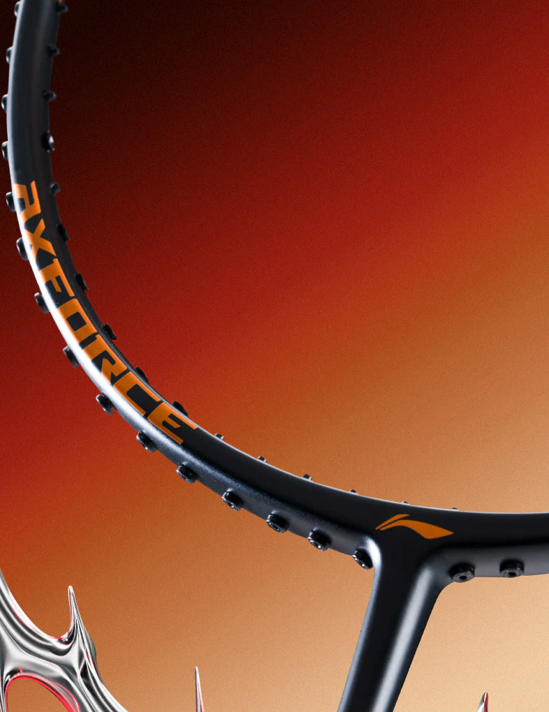 Li-Ning Axforce Tiger Badminton RacquetLi-Ning Axforce Tiger 4U Li-Ning Power Badminton Racquet Axforce Tiger Carbon Fibre Racquet Li-Ning Head Heavy Racquet