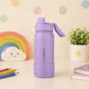 Probott Class 360ml Kids Flask Bottle Greenish Blue Probott Stainless Steel Water Bottle for Kids Vacuum Insulated School Water Bottle Leak Proof Kids Flask Bottle Probott 360ml Thermos Bottle