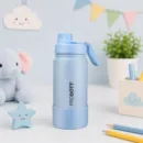Probott Class 360ml Kids Flask Bottle Greenish Blue Probott Stainless Steel Water Bottle for Kids Vacuum Insulated School Water Bottle Leak Proof Kids Flask Bottle Probott 360ml Thermos Bottle