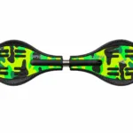 Konex Waveboard with LED Light Wheels - GREEN