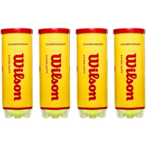 Wilson Championship Tennis Balls Dozen Wilson Championship 4 Can Pack Wilson Tennis Balls 12 Pack Wilson Dura-Weave Tennis Balls Wilson Championship Tennis Ball Pack