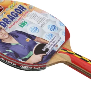 GKI Dragon Table Tennis Racquet GKI Dragon TT Bat GKI Dragon Ping Pong Paddle TTFI Approved Table Tennis Racquet GKI Club Level Table Tennis Bat