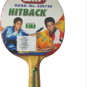 GKI Hit Back Table Tennis Racquet GKI Hit Back TT Bat GKI Beginner Table Tennis Racket GKI Ping Pong Paddle GKI Table Tennis Bat