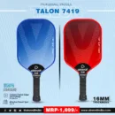 TALON 7419 Pickleball Paddle with Bag Carbon Fusion Edge Pickleball Paddle TALON 7419 Pickleball Racket Pickleball Paddle with Carry Bag TALON Control Pickleball Paddle