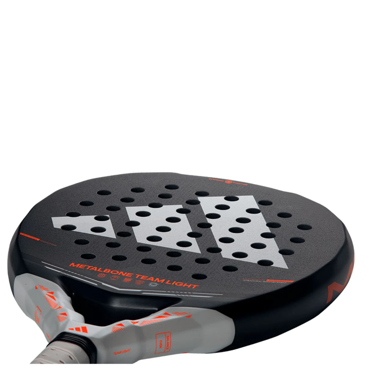 Adidas Metalbone Team Light 2026 Padel Racket | Fiberglass | Round Shape | Lightweight Control | For Intermediate to Advanced Players 4 Adidas Metalbone Team Light 2026 Padel Racket | Fiberglass | Round Shape | Lightweight Control | For Intermediate to Advanced Players - Image 4
