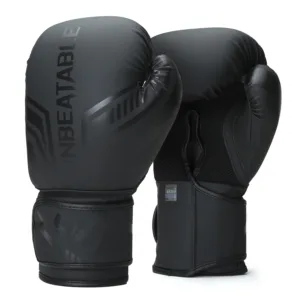 USI Universal 609MRV Raven Boxing Gloves – PU Leather Training Sparring 10oz 12oz