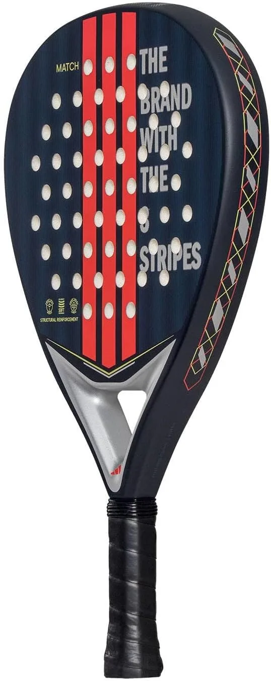 Adidas Match Blue 3.4 Padel Racket | Fiberglass | Allround Shape | Beginner to Intermediate | Comfortable & Versatile 2 Adidas Match Blue 3.4 Padel Racket | Fiberglass | Allround Shape | Beginner to Intermediate | Comfortable & Versatile - Image 2