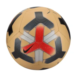 Nike Pitch Football Size 5 IQ646 – Light Brown Red 12 Panel Training Ball