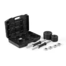 Cube Club Adjustable Dumbbell Kit Chrome Plates Carry Case – 10kg 20kg 50kg