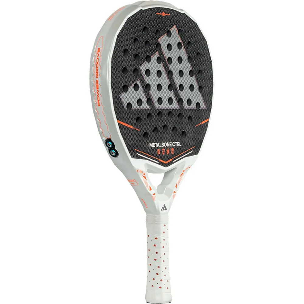 Adidas Metalbone CTRL 2026 Padel Racket | Carbon Aluminized 16K | Round Shape | Adjustable Weight & Balance System | For Advanced Control Players 2 Adidas Metalbone CTRL 2026 – Spin Blade Decal Surface Texture Detail