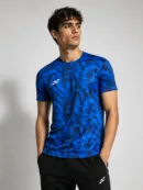 Sportiff Fit Gear Grid Force Men's T-Shirt – 100% Polyester Round Neck Training Tee Front View