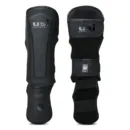 USI Universal 850V Raven Stand Up Shin Guards for Kickboxing, Muay Thai & Training