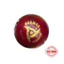 Grasshopper Beamer Red Leather Cricket Ball Size 5 – Alum Tanned 4-Piece Adult