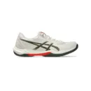 Asics GEL-Rocket 12 Men's Indoor Court Shoes - SOFT OAT/VINTAGE KHAKI – GEL Cushioning TRUSSTIC Lateral View