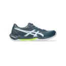 Asics GEL-Rocket 12 Men's Indoor Court Shoes -RAW INDIGO/WHITE– GEL Cushioning TRUSSTIC Lateral View